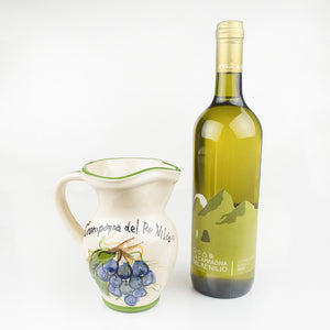 Apri immagine nella presentazione, Caraffa + Vino Corbezzano da 750 ml - LaCampagnadelReNilio
